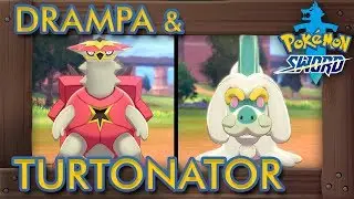Pok&eacute;mon Sword & Shield - How to Catch Turtonator & Drampa (2% Rarity Pok&eacute;mon)