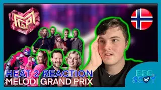 Melodi Grand Prix 2024 (Heat 2) Reaction | Norway 🇳🇴 | Eurovision 2024 #mgp #eurovision