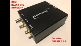 DRM magyar tesztadás vétele - 26.060 MHz - rec. Budafok