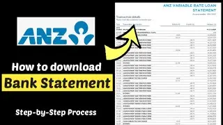 Download ANZ Bank account statement | How to download ANZ Account Summary |  ANZ Transaction History