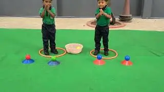 🤹&zwj;♀️ This fun game helped them learn balance, coordination, and focus🌈☺️