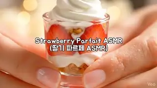 Strawberry Parfait ASMR | From Prep to Plating