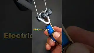 Diy mainan tali elektrik barang bekas | electric rope toys #diy #tutorial #toys #creative #mainan