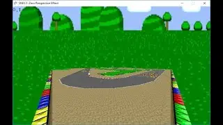 SNES F-Zero Perspective Effect Demo
