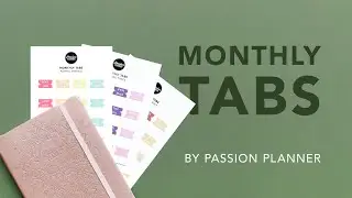 Introducing the Passion Planner Monthly Tabs!⠀