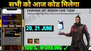free fire gloo wall redeem code | free fire redeem code 21 june | free fire redeem code today