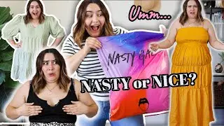 *Спорный* Первые впечатления от NASTY GAL. Примерка больших размеров 2020.