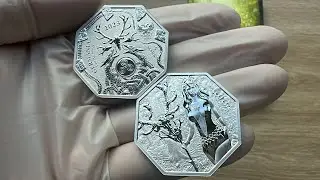 Witchcraft Seeress Ritual 1 Oz Silver BU 5 Marks Germania 2023