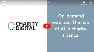 The rise of AI in charity finance