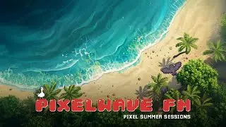 Palm Shadows & Pixel Reflections 🌴 | 1 Hour of Bossa Nova Pixel Chill for Sleep & Study