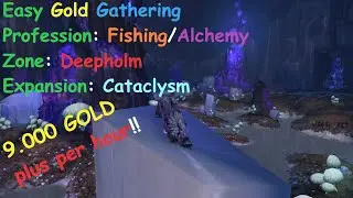 Albino Cavefish farm in Deepholm 9.000 GOLD plus per hour!!