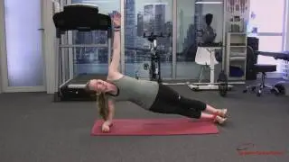 Thoracic Mobility Series: Side Plank with Rotation - Symmetry Physical Therapy