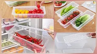 Food storage container with removable drain plate || Freeze box |