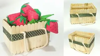Como hacer Manualidades (decoraciones) con palitos de helado FACILES | DIY Manualidades #165