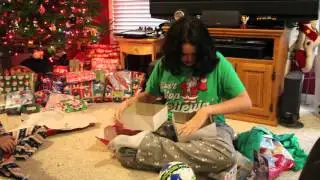 Christmas 2015 Spencer Opens a Box and gets Cash Money