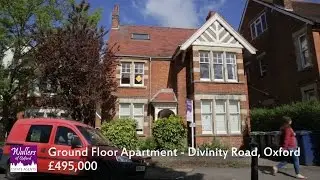 Oxford Estate Agency Wallers of Oxford: Ground Floor Apartment, Divinity Road, Oxford - &pound;495,000