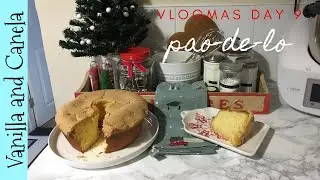 VLOGMAS DAY 9 - Pao de lo (traditional Portuguese cake) recipe - 3 ingredients