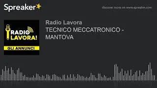 TECNICO MECCATRONICO - MANTOVA