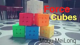 Force Cubes // Moyu MeiLong 3x3 Cubes