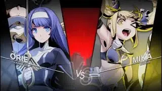 アンダーナイトインヴァース２　オリエｖｓミカ　空中を制圧するミカ　ＵＮＩ２