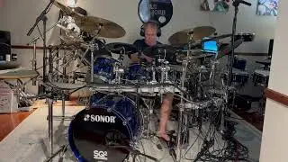 Porcupine Tree  - Blackest Eyes ( live version ) Drum Cover by Sam Van Horn