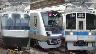 【新百合ヶ丘】小田急線 列車発着、走行シーン集 Odakyu Electric Railway train running scene collection