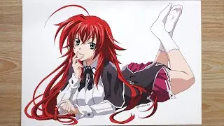 Как нарисовать Риас Гремори | Легко и просто | High School DxD