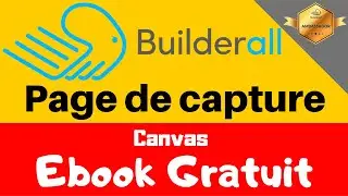 Builderall France Entrepreneur : Page de capture Ebook Gratuit (Canvas)