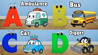 Vehicles ABC Song for Todders | Phonics for Kids | Learn English Alphabet Letters |Kids Song
