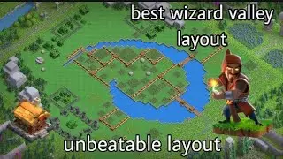 best wizard valley layout 💥💯🤯 unbeatable 🔥 by deadly barbarian