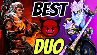 РАЗОРВАННЫЙ ДУЭТ 🔥😈 | Нонна и Король Обезьян | Арена Теневых Боев | Геймплей с новым легендарным ...