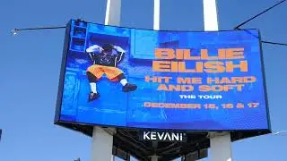 Billie Eilish Hit Me Hard And Soft Tour Marquee Kia Forum Inglewood LA California USA Aug 27, 2024