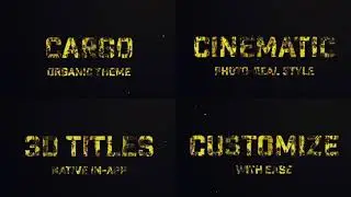 3D Text Titles Teaser Trailer Pack for Premiere Pro: Epic, Action, Cinematic, Coming Soon & More