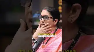 The Truth About Modi&rsquo;s Circle - Smriti Irani | Raj Shamani #shorts