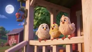 Fluffy Chicks on Farmer Moon&rsquo;s Porch 🐥🌙 | Fun Farm Song