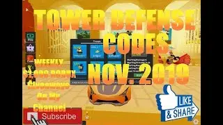 Tower Defense  CODES NOV. 2019 NINJADUECE CODES