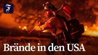 Forest fires rage in California and Oregon
