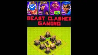 MAX HERO'S VS MAX GIANT CANNON IN { CLASH OF CLANS } #shorts #clashofclans #coc #cocmentorshorts