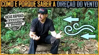 Importante: Direção do Vento - Como e Porque Você tem que Saber na Natureza #sobrevivência #selva
