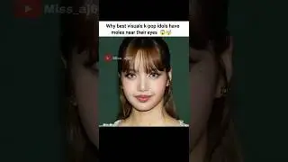 Why do all idols have mole near eye😱🤯 #blackpink #fypviralシ #ytshorts #kpop #lisa @BLACKPINK