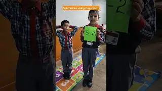 Subtraction using playway method ( Hopscotch)#funlearningactivities #subtraction #playwaymethod #kvs