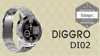 Diggro DI02 Smartwatch с металлическим ремешком