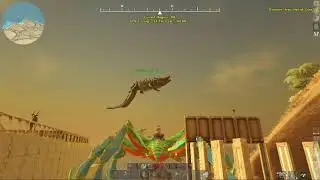 Uneditted clip of flying crocodile auto retrieval