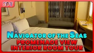 Navigator of the Seas: Promenade View Interior Stateroom Tour 🛳️