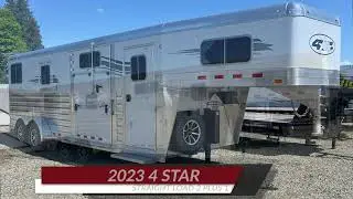 2024 4 Star Trailers Straight Load Warmblood 2+1 Horse Gooseneck