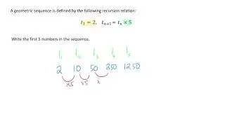 Geometric Sequence - Recursion Relation