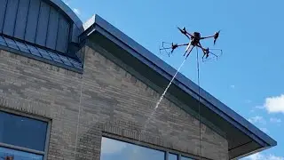 Window Cleaning Drone at Ontario Shores