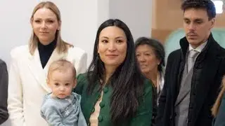 Première APPARITION POUR les PETITES-FILLES DE de STÉPHANIE DE MONACO 