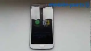 Дисплей с тачксрином и передней панелью для Samsung I9152 Galaxy Mega 5.8 белого цвета
