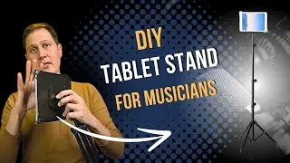 How to build super light IPAD OR TABLET STAND  | travel-friendly FOR MUSICIANS